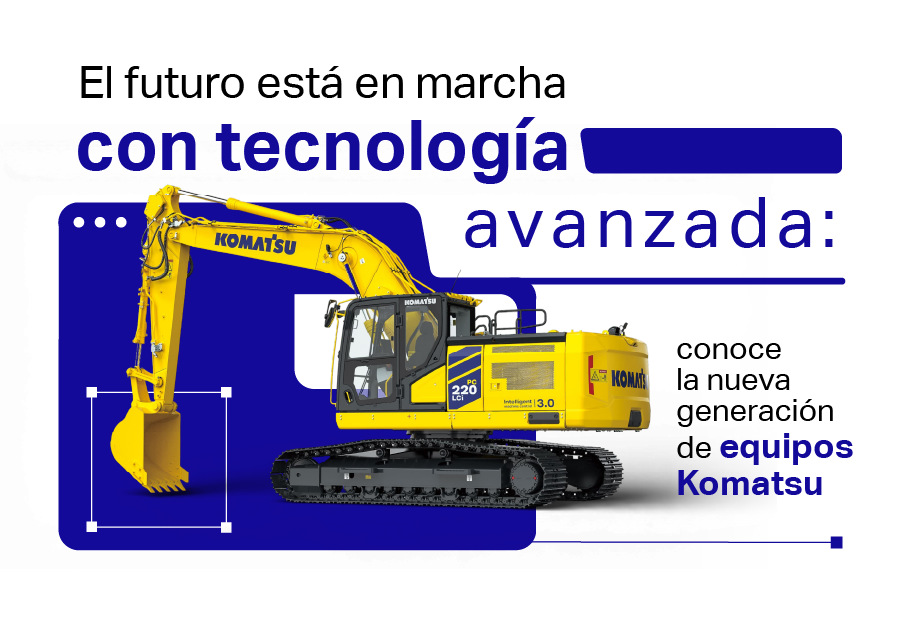La nueva generación de equipos Komatsu: tecnología Tier IV Final, Smart Construction y Komtrax