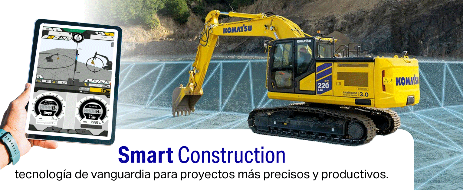 Smart Construction: tecnología de vanguardia para proyectos más precisos y productivos