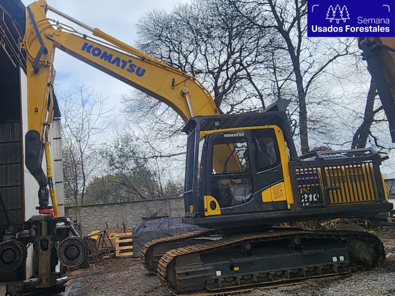 Excavadora Cosechadora PC210LC-10 + Cabezal S172