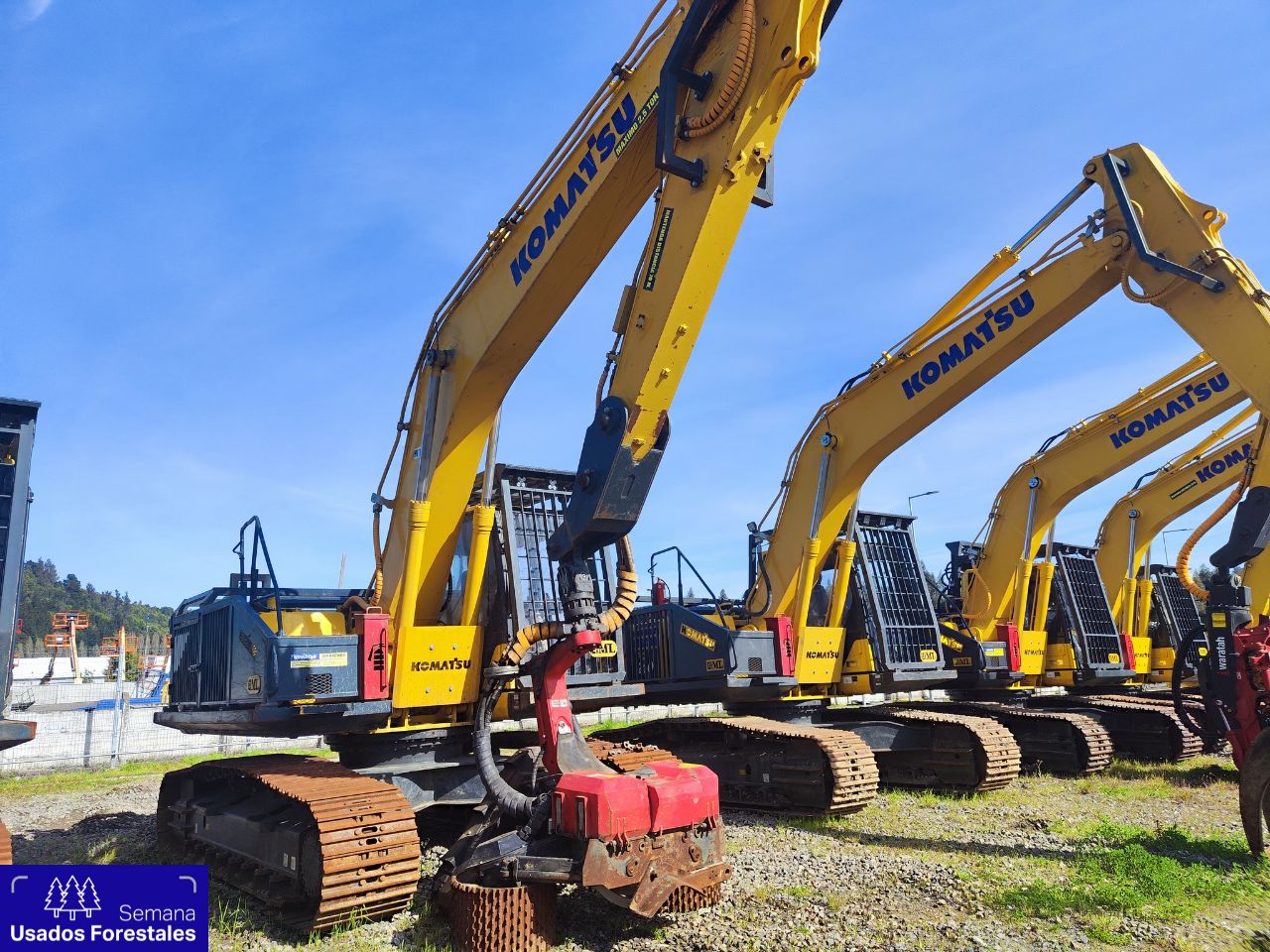 Excavadora Cosechadora PC210LC-10 + Cabezal S172