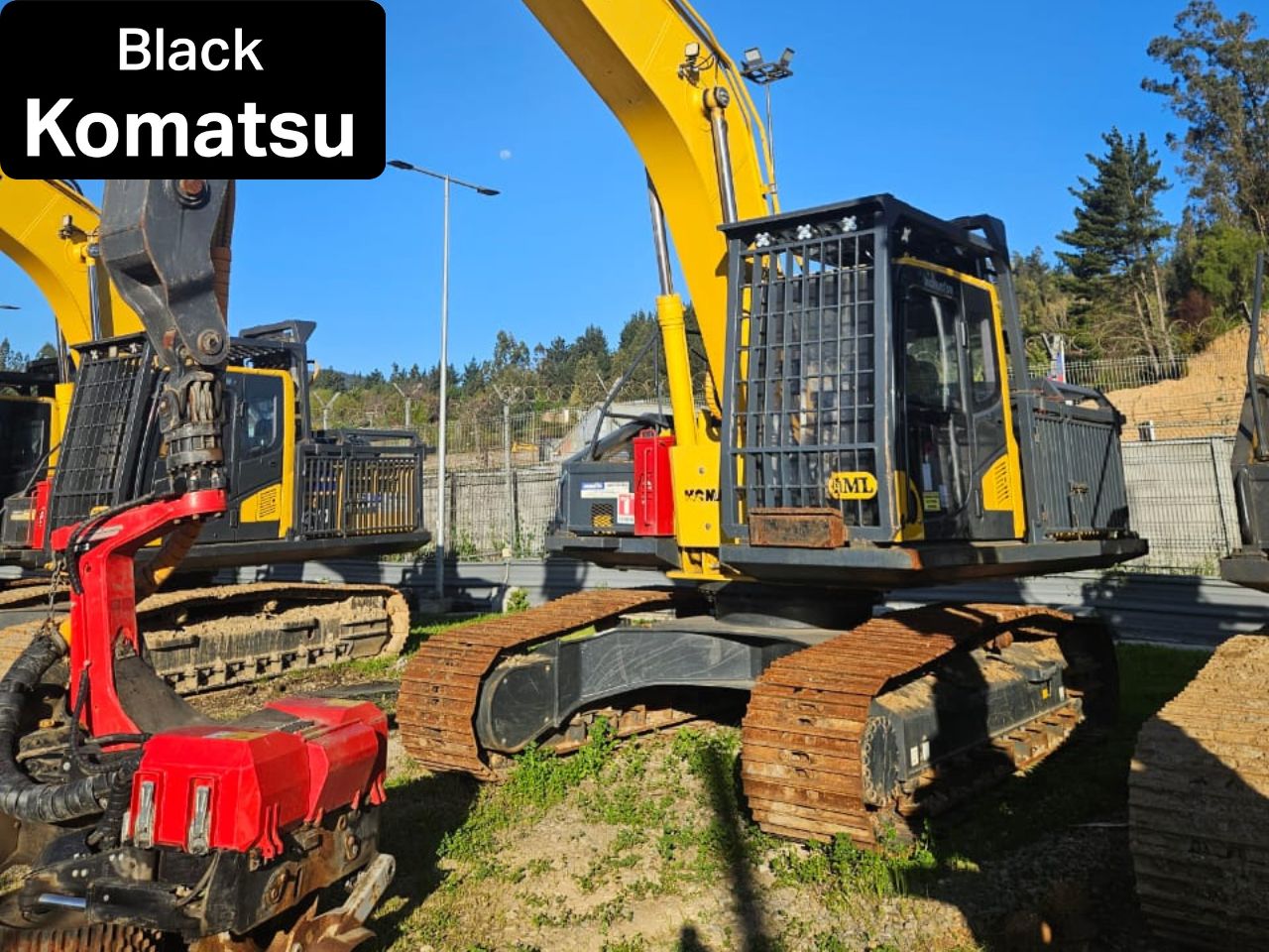 Excavadora Cosechadora PC210LC-10 + Cabezal S172