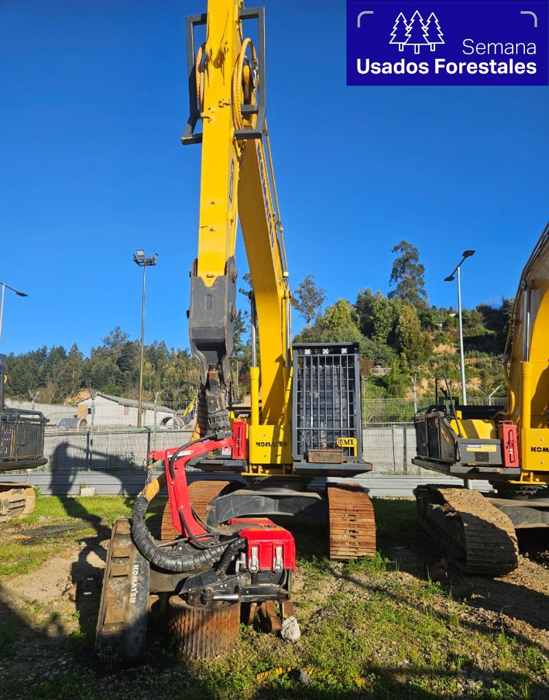 Excavadora Cosechadora PC210LC-10 + Cabezal S172