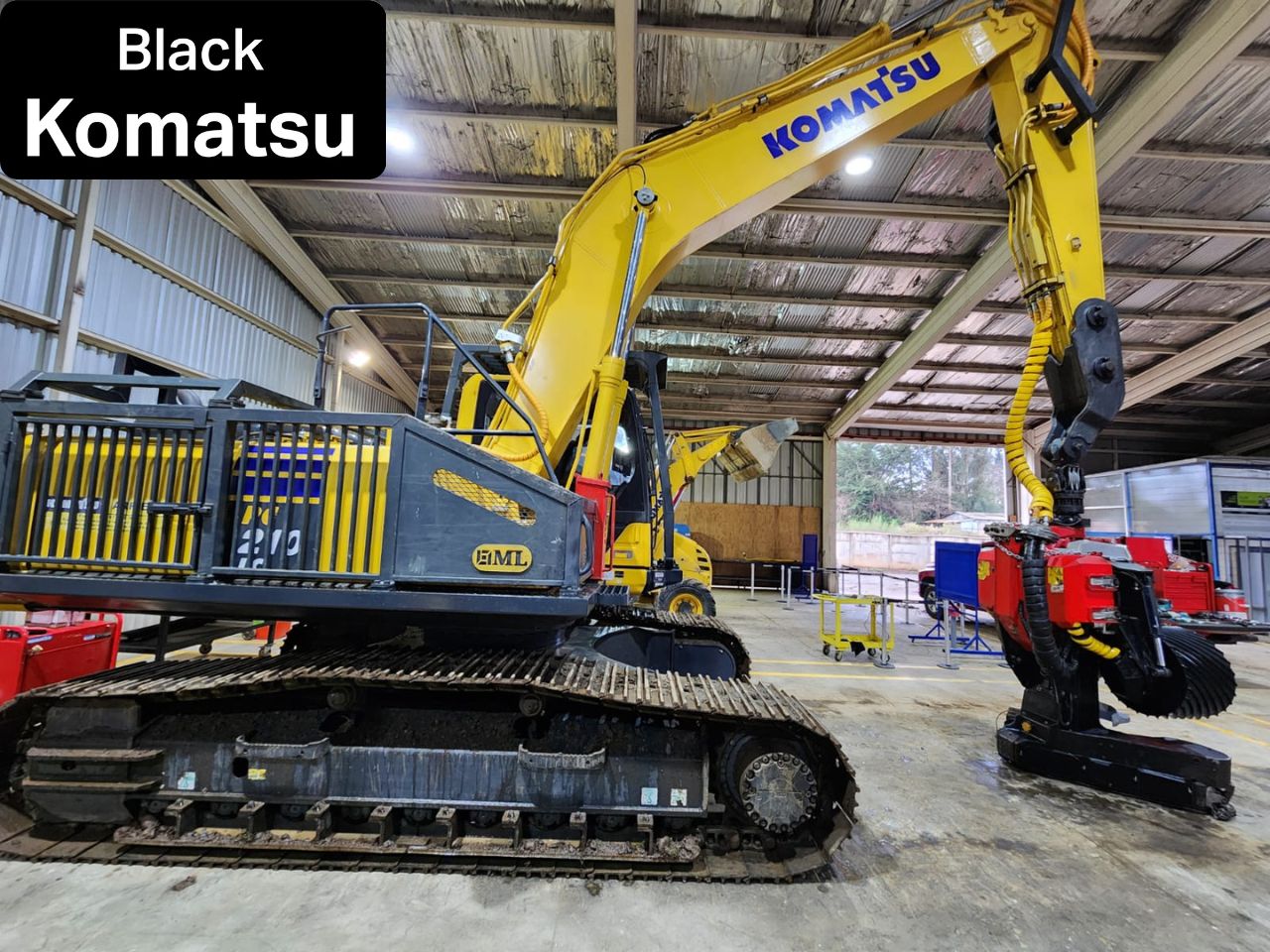 Excavadora Cosechadora PC210LC-10 + Cabezal S172