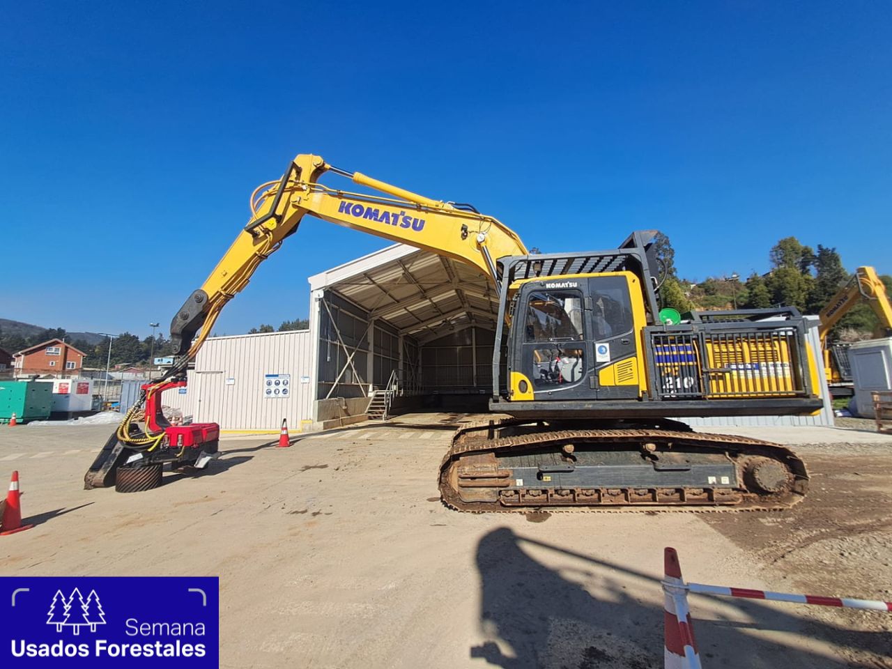 Excavadora Cosechadora PC210LC-10 + Cabezal S172