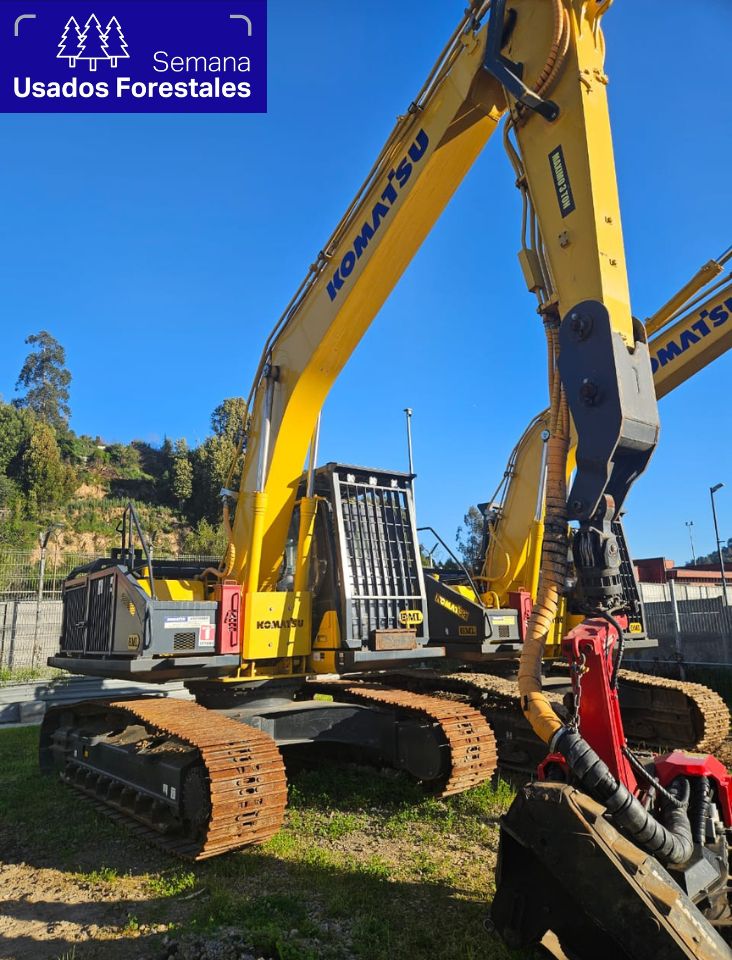 Excavadora Cosechadora PC210LC-10 + Cabezal S172