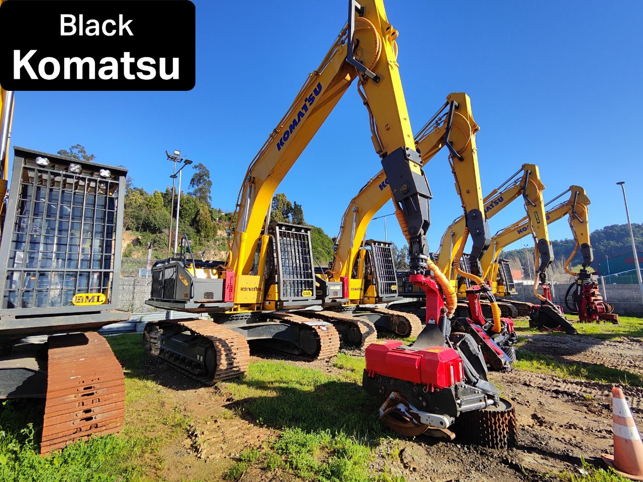 Excavadora Cosechadora PC210LC-10 + Cabezal S172