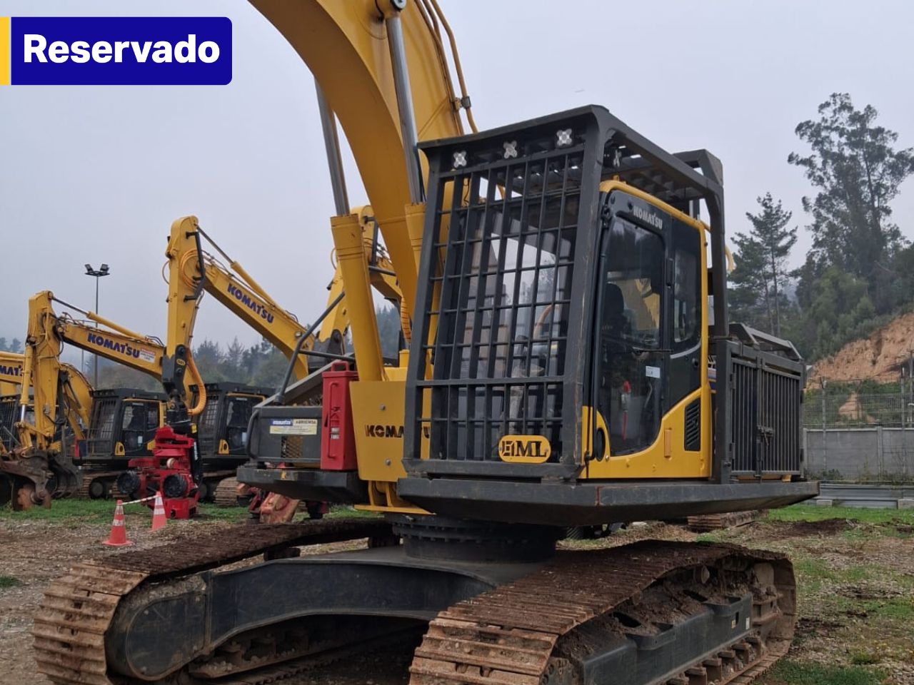 Excavadora PC220LC-8 Forestizada