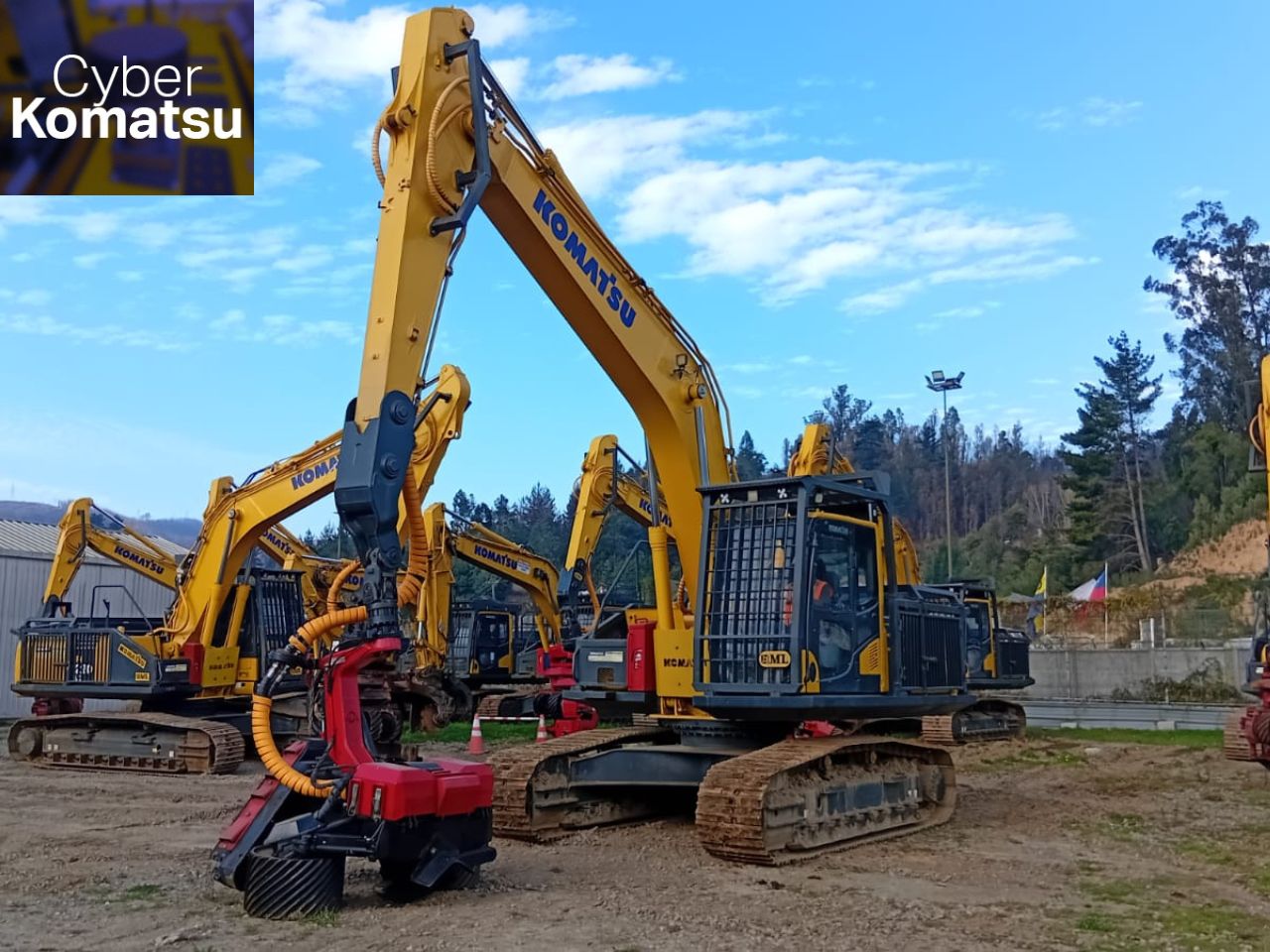 Excavadora PC210LC-10 Forestizada