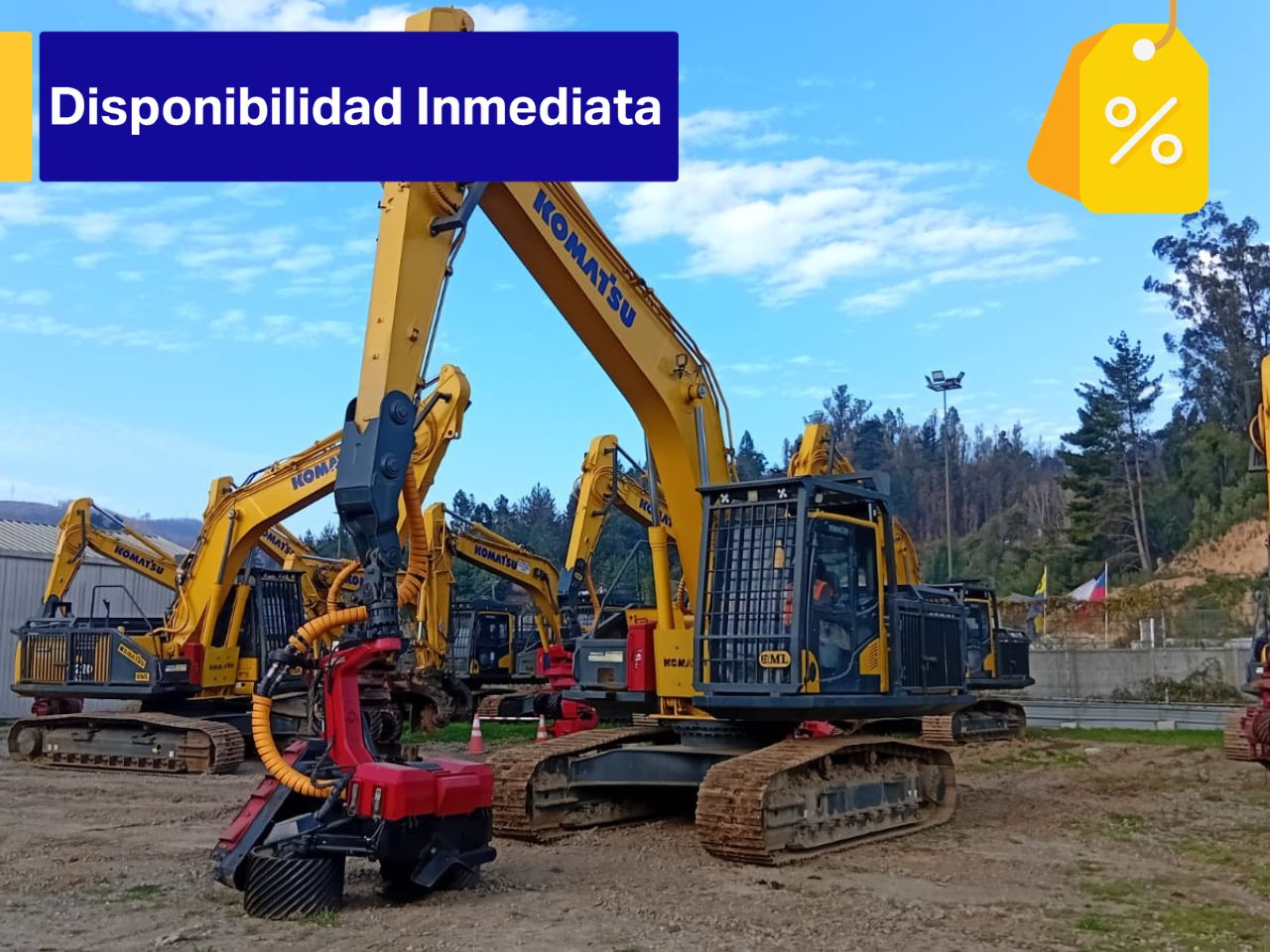 Excavadora PC210LC-10 Forestizada