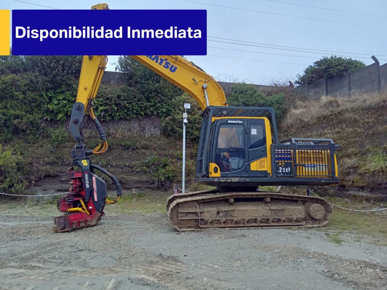 Excavadora PC210LC-10 Forestizada