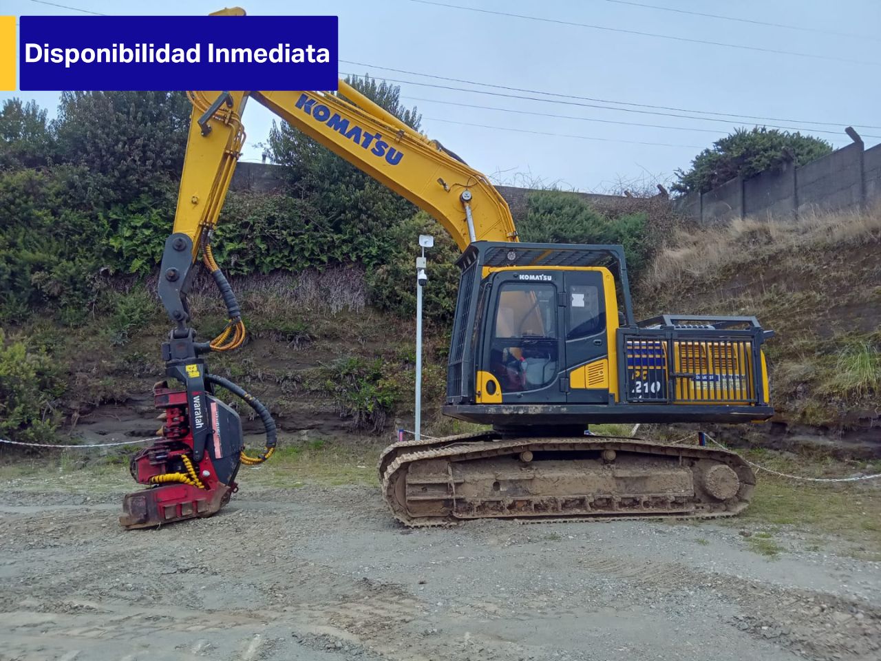 Excavadora PC210LC-10 Forestizada