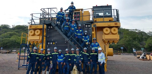 Inicio de armado de camiones 930E-4 en Cerrejón