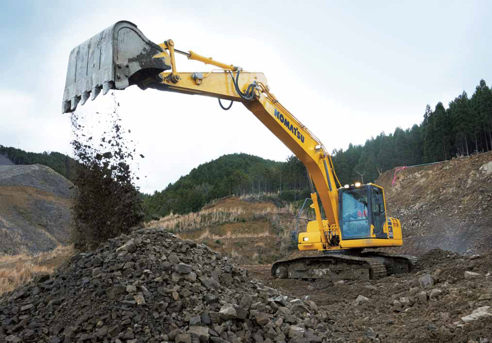 En evento virtual para el mercado colombiano Komatsu refuerza las cualidades de su excavadora hidráulica PC210LC-10M0