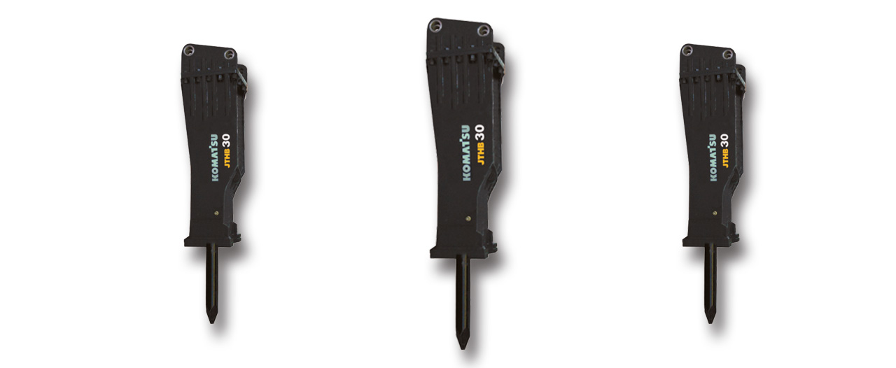 Martillo hidráulico Komatsu de la serie B - Komatsu Colombia