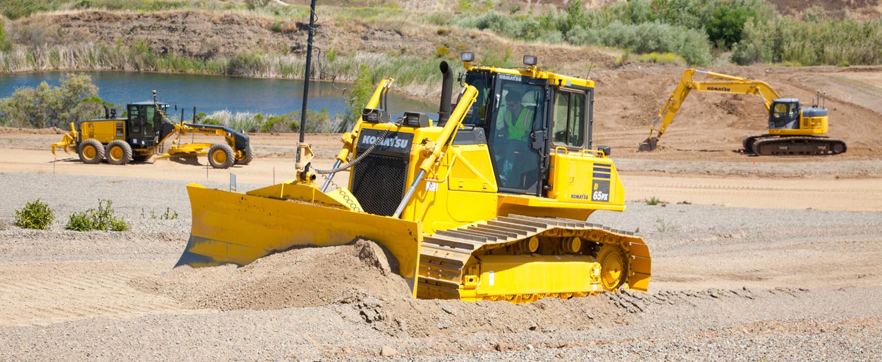 El tractor de orugas es fácil de operar y muy seguro