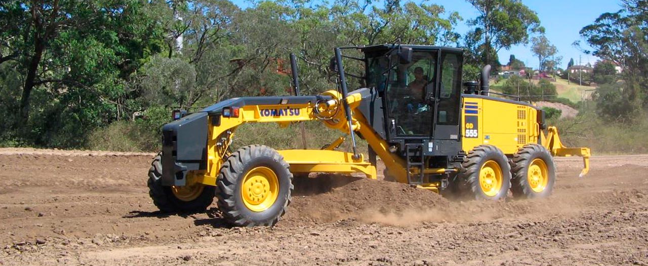 Motoniveladora maquinaria pesada - Komatsu Colombia