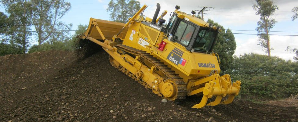 Bulldozer o tractor de orugas