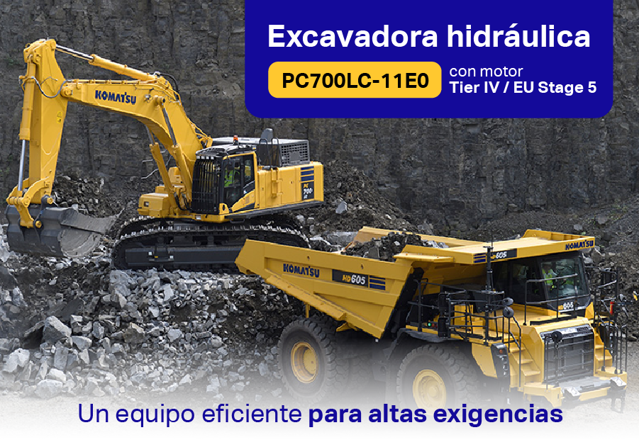 Nueva Excavadora Hidráulica PC700LC-11E0 EU Stage 5 de Komatsu