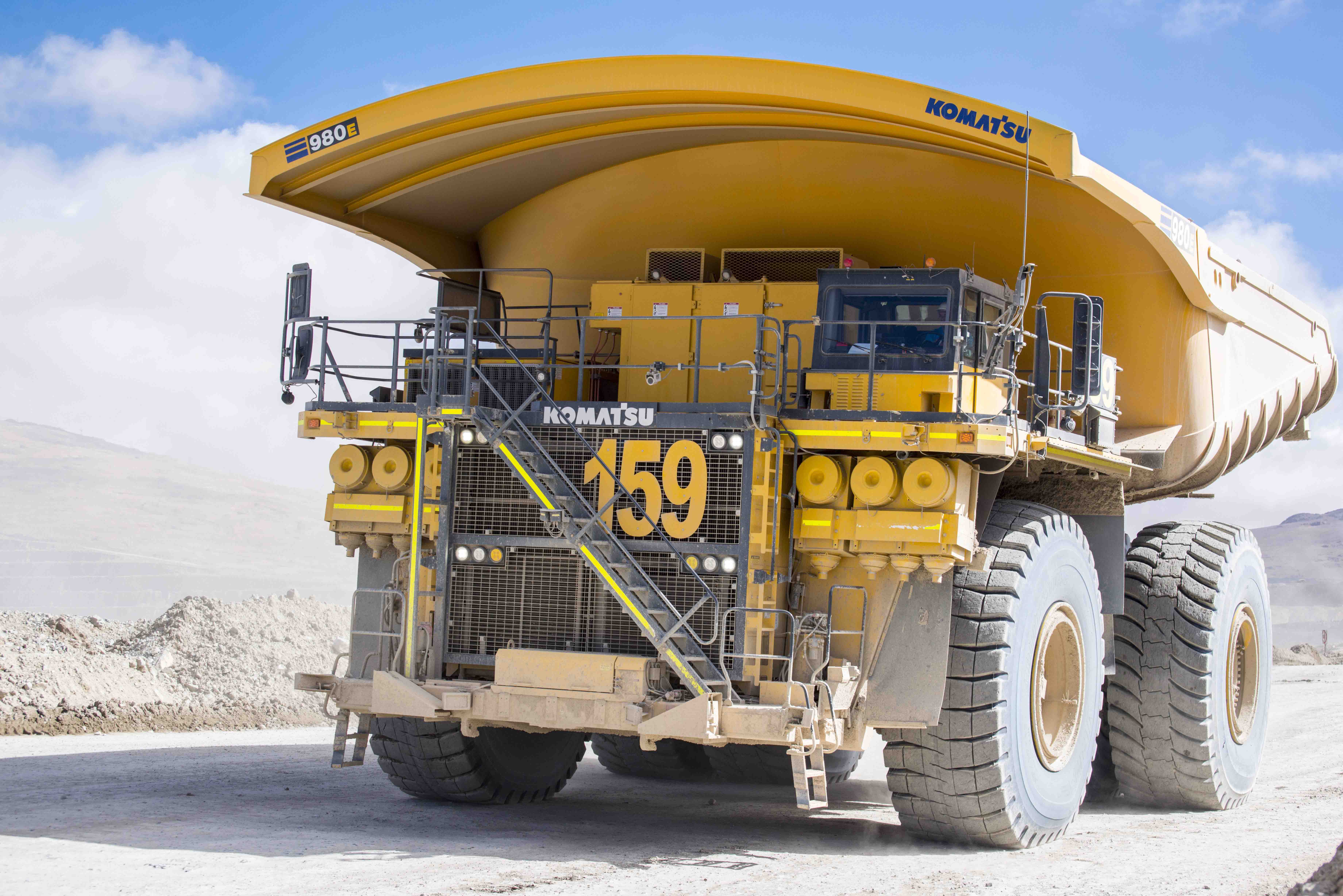 Minera Chinalco en Perú inicia prueba de Camiones 980E-5 de Komatsu