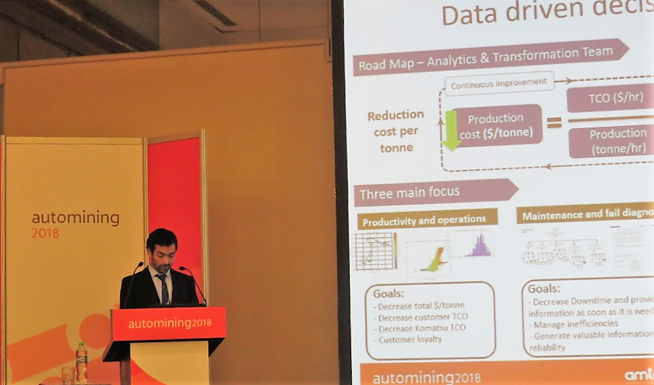 Komatsu participa en Automining 2018