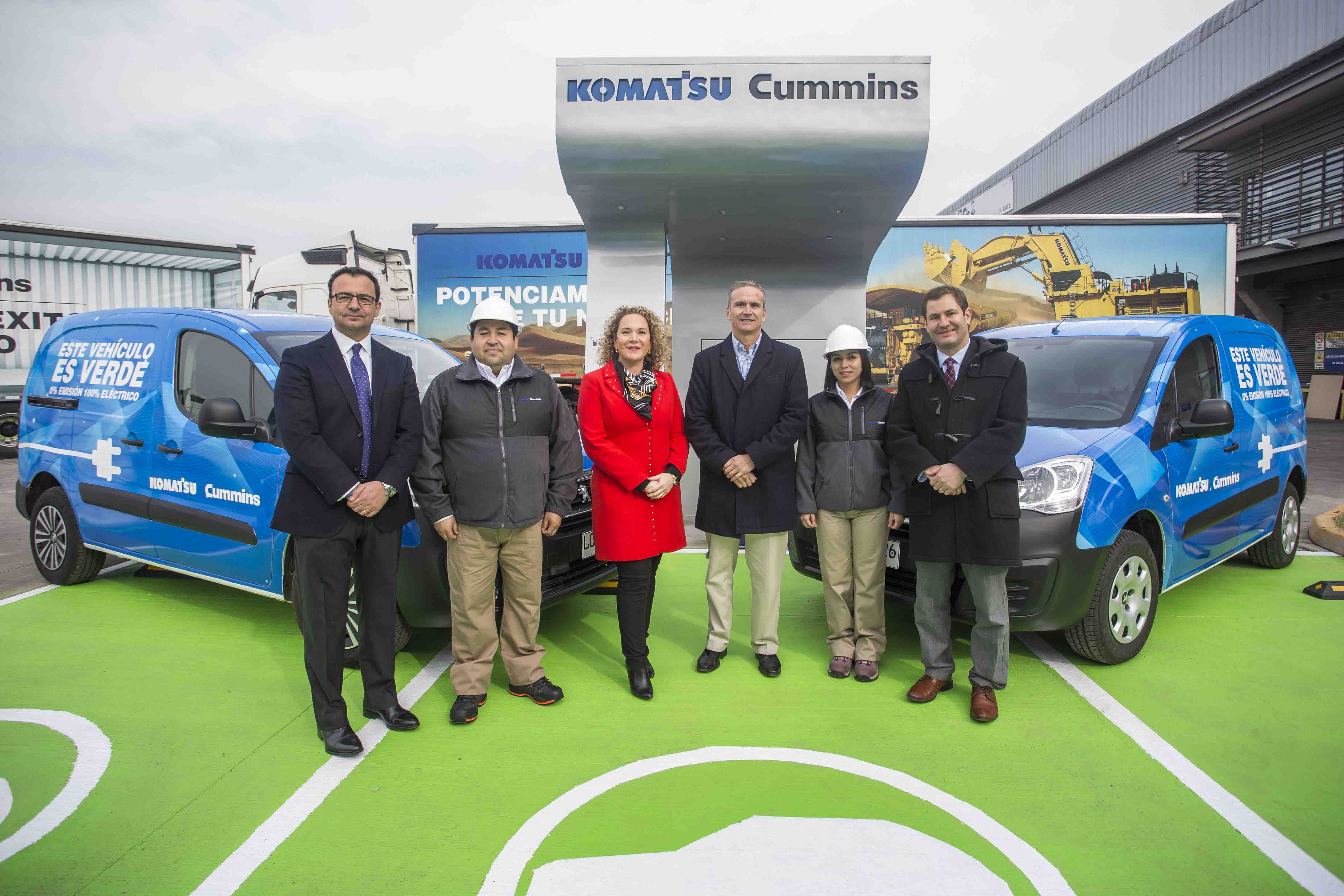 Komatsu Cummins incorpora la electromovilidad en sus actividades logísticas