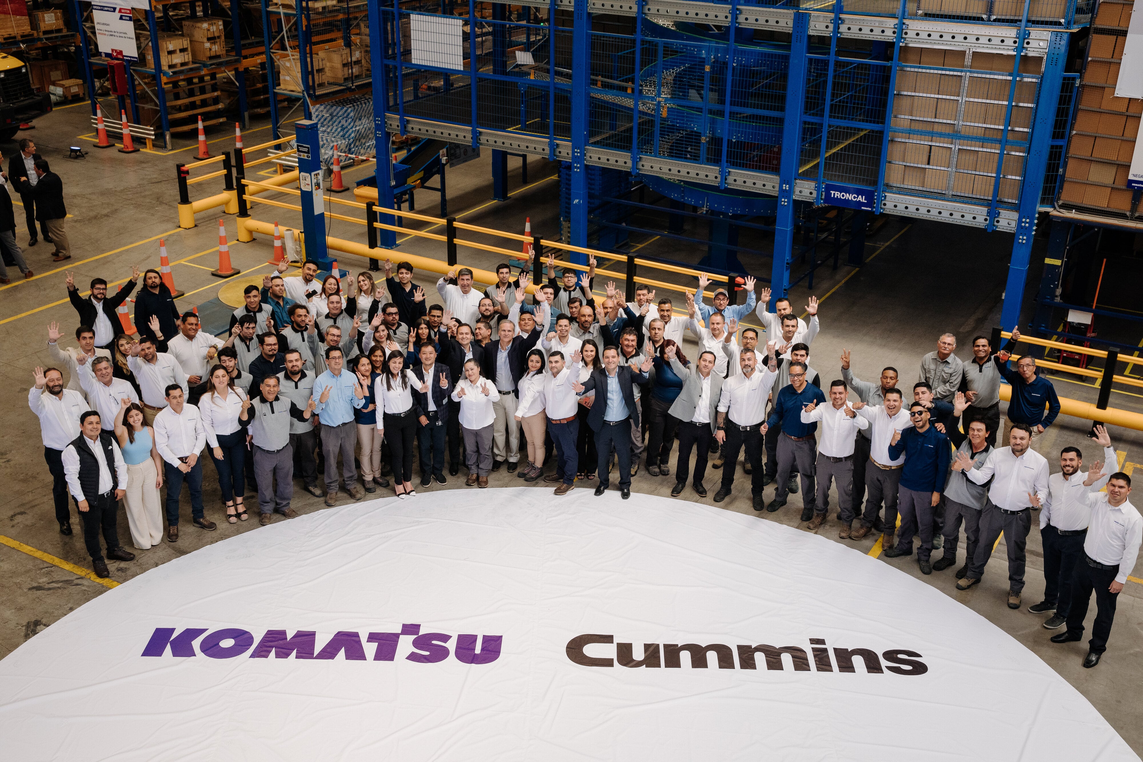 Komatsu Cummins reinaugura centro de distribución en Lampa tras casi duplicar su tamaño
