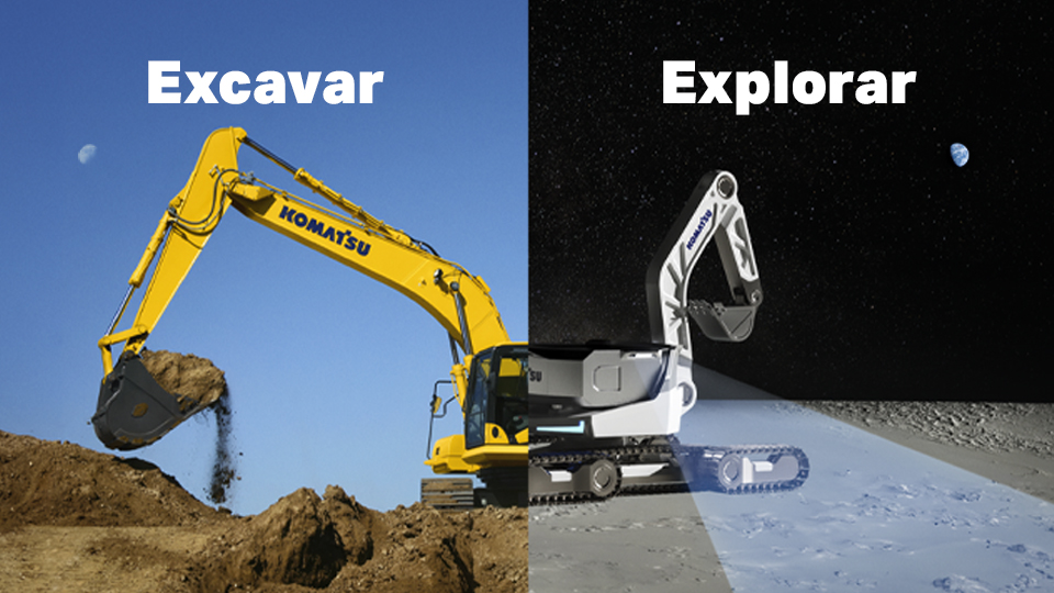 ¿Cómo se diseña una excavadora para la construcción en la luna?
