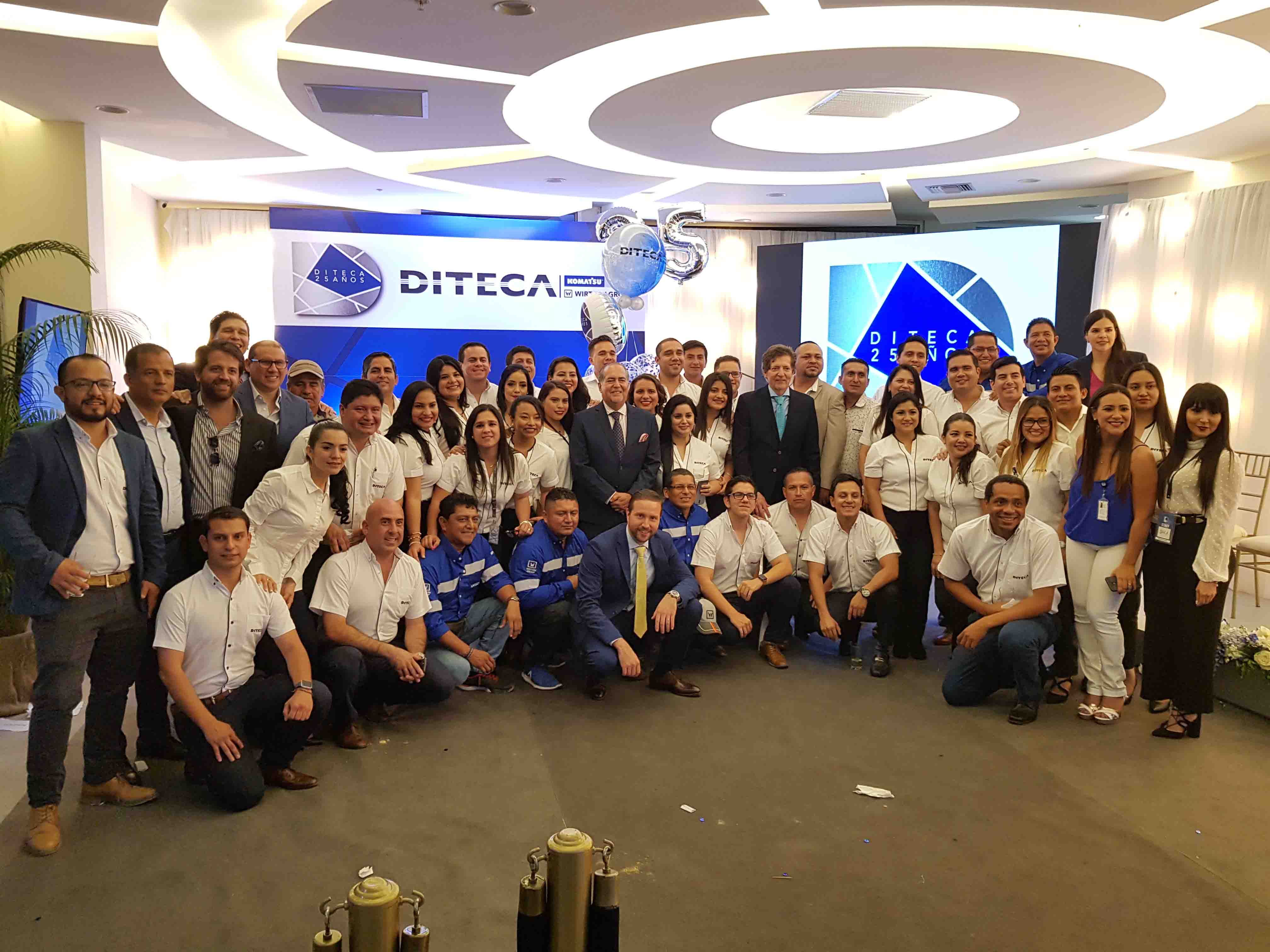 Diteca y Komatsu: una relación de 25 años celebrada en grande