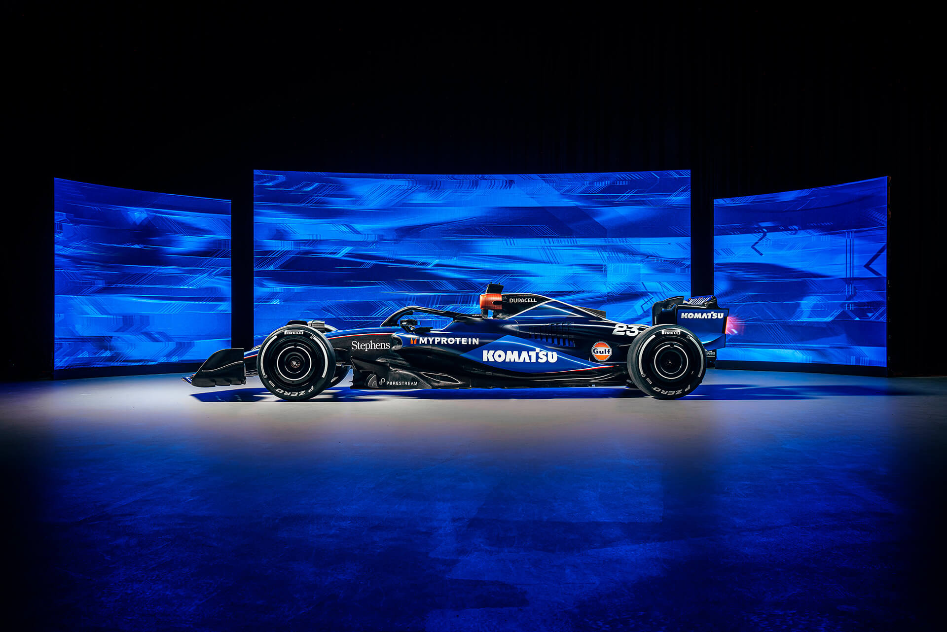 Komatsu y Williams Racing reanudan su histórica asociación